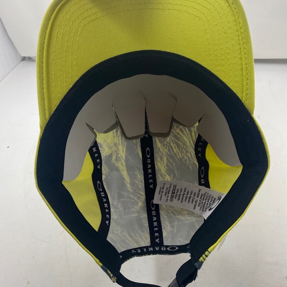 NEW Oakley Cap Men's One Size Bright Lime Latch 5 Panel Adjustable Hat NWT - Picture 5 of 5